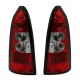 Čirá světla Opel Astra G Caravan 98-04 – LED, červená/krystal