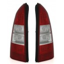 Čirá světla Opel Astra G Caravan 98-04 – LED, červená/bílá