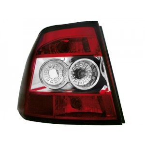 Čirá světla Opel Vectra B 95-99 – červená/krystal