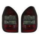 Čirá světla Opel Zafira A 99-05 – LED, červená/černá