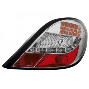 Čirá světla Peugeot 207 06-09 – chrom, LED Blinkr