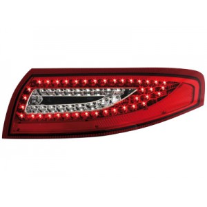 Zadní čirá světla Porsche 911 / 996 97-06 - LED, červená/krystal