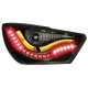 Zadní čirá světla Seat Ibiza 6J 04.08+ _ LED, černá/kouřová