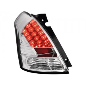 Čirá světla Suzuki Swift 05-09 – LED, krystal