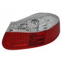 Zadní čirá světla Porsche Boxster 986 96-04 - LED, červená/krystal