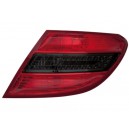Čirá světla Mercedes Benz W204 04-10 C-tř. - LED, červená/kouřová