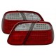 Zadní čirá světla Mercedes Benz CLK C208 97-02 – LED, červená/krystal