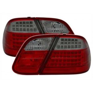 Zadní čirá světla Mercedes Benz CLK C208 97-02 – LED, červená/kouřová