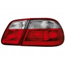 Čirá světla Mercedes Benz E-tř. W210 95-02 – červená/krystal