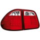 Zadní čirá světla Mercedes Benz W210 T-Model – LED, červená/krystal