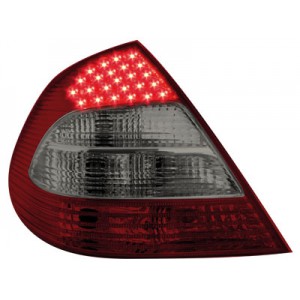 Zadní světla Mercedes Benz W211 E-tř. 02-06 – LED, červená/kouřová