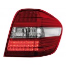 Zadní světla Mercedes Benz W164 M-tř. 05-08 - LED, červená/krystal
