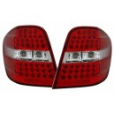 Zadní světla Mercedes Benz W164 M-tř. 05-08 - LED, červená/krystal