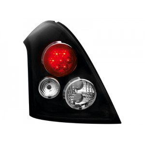 Zadní čirá světla Suzuki Swift 05-09 – LED, černá