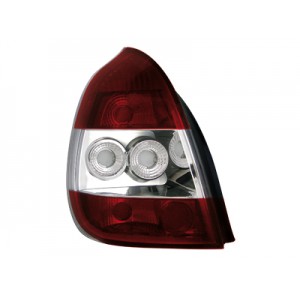 Zadní čirá světla Toyota Corolla E11 97-00 3/5dv. - červená/krystal