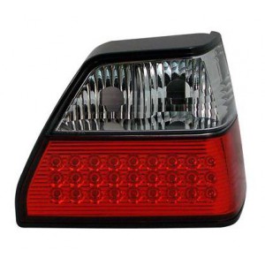 Čirá světla VW Golf II 83-92 – LED, červená/krystal