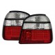 Zadní čirá světla VW Golf III 91-98 – LED, červená/krystal