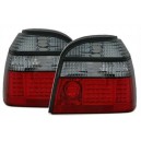 Zadní čirá světla VW Golf III 91-98 – LED, červená/kouřová