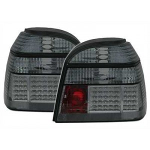 Zadní čirá světla VW Golf III 91-98 – LED, kouřová