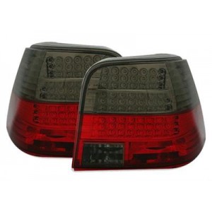 Čirá světla VW Golf IV 97-06 – LED, červená/kouřová