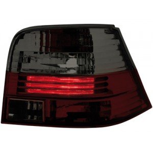 Čirá světla VW Golf IV 97-06 červená/kouřová