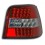 Zadní čirá světla VW Golf IV 97-06 – LED, červená/krystal