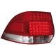 Čirá světla VW Golf V Variant 03-07 – LED, červená/krystal