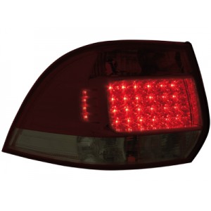 Čirá světla VW Golf V Variant 03-07 – LED, červená/kouřová