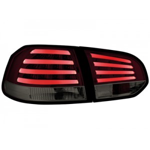 Čirá světla VW Golf VI 5K 10/08- _ LED, červená/kouřová