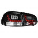 Zadní čirá světla VW Golf VI 5K 10/08- _ LED, černá