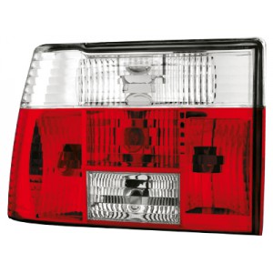 Zadní čirá světla VW Jetta II 84-92 – červená/krystal