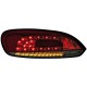Čirá světla VW Scirocco III 08-10 - LED, červená/kouřová