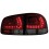 Zadní čirá světla VW Touareg 02-10 – LED, červená/kouřová