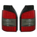 Zadní čirá světla VW T5 03-09 - LED, červená/kouřová