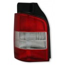 Zadní čirá světla VW T5 03-09 – červená/krystal