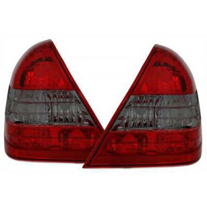 Zadní čirá světla Mercedes Benz C-tř. W202 94-00 – červená/kouřová