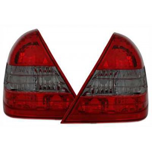 Zadní čirá světla Mercedes Benz C-tř. W202 94-00 – červená/kouřová